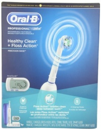 Oral-B Professional Healthy Clean + Floss Action Precision 5000 Rechargeable Electric Toothbrush 1 Count