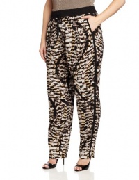 Calvin Klein Women's Plus-Size Print Tapered Pant