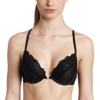 Calvin Klein Women's Racerback Lace Bra, Black, 32C