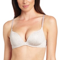 Calvin Klein Women's Push Positive Push Up Bra, Moroccan Skin Print, 34A