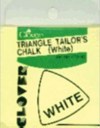 Clover Triangle Tailors Chalk, White