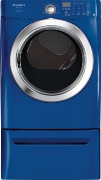 Frigidaire FASG7074LN Front Load Steam Gas Dryer, 7.0 Cubic Ft, Classic Blue