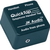 JK Audio QT Quicktap Telephone Handset Audio Interface for conversation recording and monitoring