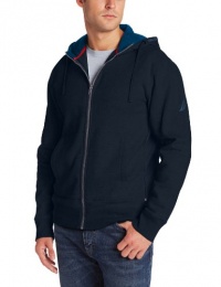 Nautica Men's Hooded Full Zip Fleece