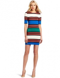 French Connection Women's Multi Jag Stripe Dress