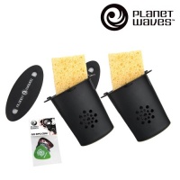 Planet Waves Sponge System Humidifier 2-Pack Kit - Includes Planet Waves/GoDpsMusic Pick Sampler - (PW-GH)