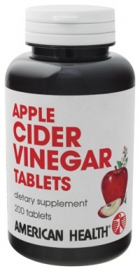 American Health Products - Apple Cider Vinegar, 600 mg, 200 tablets