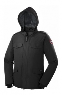 Canada Goose Men's Burnett Parka (Black, Medium)