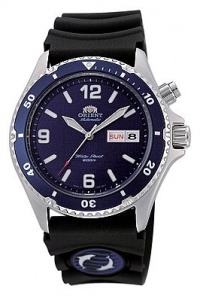 Orient Men's CEM65005D 'Blue Mako' Automatic Rubber Strap Dive Watch