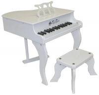 30 Key Fancy Baby Grand Piano White