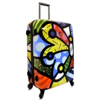 Heys USA Luggage Britto Butterfly 30 Inch Hardside Spinner, Butterfly, 30 Inch