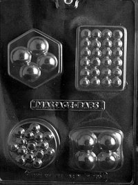 Cybrtrayd M170 4 Shape Massage Bar Miscellaneous Chocolate Candy Mold