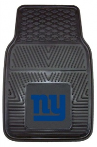 FANMATS 8772 NFL New York Giants Front Heavy Duty Vinyl Car Mat - 2 Pieces