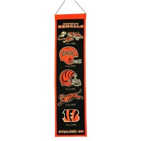 NFL Cincinnati Bengals Heritage Banner