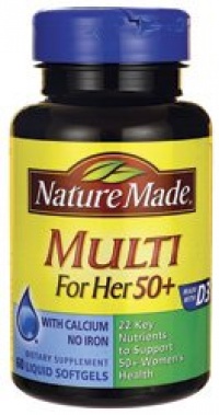 Nature Made Multi for Her 50+ Softgels, 60 ct