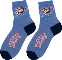 Oklahoma City Thunder Team Logo Quarter Sock