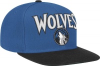 NBA Minnesota Timberwolves Wool Blend Adjustable Snapback Hat, One Size,  Blue