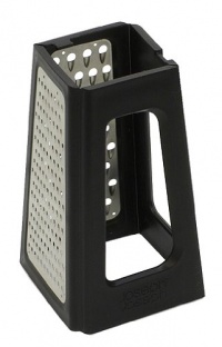 Joseph Joseph Fold Flat Space Saving Kitchen Grater, Black