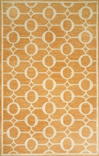 Liora Manne Spello Arabesque Rug, 7-Feet 6-Inch by 9-Feet 6-Inch, Orange