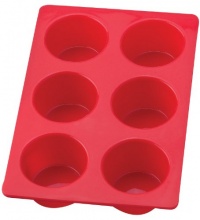 HIC Brands that Cook Essentials Silicone 6-Cup Muffin Pan