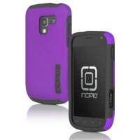 Incipio SA-269 SILICRYLIC DualPro Case for Samsung Galaxy Exhilarate - 1 Pack - Retail Packaging - Dark Purple/Light Gray