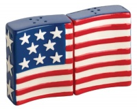 Boston Warehouse Flags Flying Salt and Pepper Set