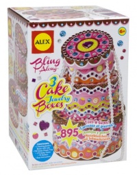 ALEX® Toys - Craft 3 Cake Jewelry Boxes 178C