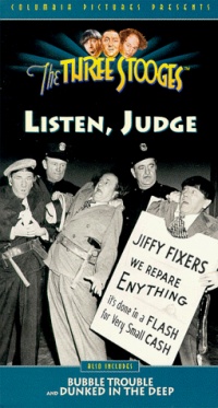 3 Stooges: Listen Judge [VHS]