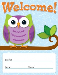 Carson Dellosa Colorful Owls Welcome Chart (114198)