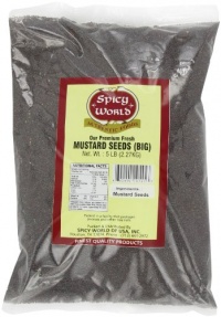 Spicy World Mustard Seeds Bulk, 5-Pounds