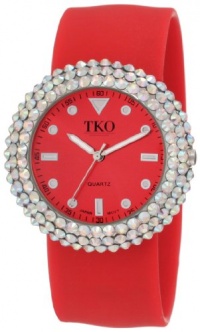 TKO ORLOGI Women's TK613RD Crystal Slap Red Watch