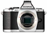 Olympus OM-D E-M5 16MP Live MOS Interchangeable Lens Camera with 3.0-Inch Tilting OLED Touchscreen [Body Only] Silver