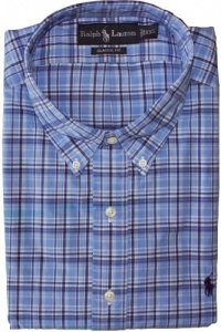 Polo Ralph Lauren Classic-Fit Plaid Button Down Poplin