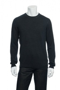 Nike Golf Men's Merino Wool Crewneck Sweater (Black Heather, X-Large)