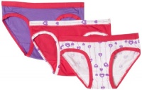 Hanes  Girls 7-16 3 Pack Stretch Hipster