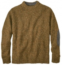 Woolrich Men's Rothrock Washable Wool Crewneck Sweater, WOOD MARL (Brown), Size L