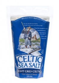 Celtic Sea Salt®, Light Grey, By The Grain & Salt Society, Coarse Ground, 1/2# Bag