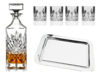 Dublin 6 Pc Crystal Whiskey Bar Set