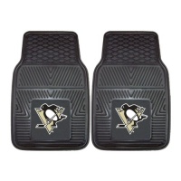 FANMATS 10435 NHL Pittsburgh Penguins Front Heavy Duty Vinyl Car Mat- 2 Pieces