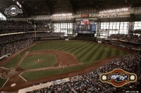 Milwaukee Brewers (Miller Park) Sports Poster Print - 24x36 Poster Print, 34x22