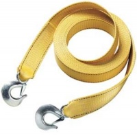 Master Lock 3175AT 25' X 2 Tow Strap with Forged Hooks and Clips, 10000 lbs Break Strength/3333 lbs Working Load Limit