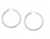 Giani Bernini Sterling Silver Earrings, Diamond Cut Hoop