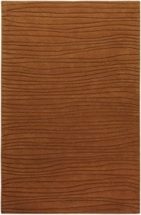 Surya Art-219 Artist Studio Contemporary Area Rug, 5-Feet by 8-Feet, Brown Sugar