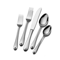 Gourmet Basics by Mikasa Chloe 20-Piece Flatware Set