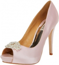 Badgley Mischka Women's Goodie Peep-Toe Pump