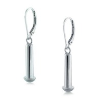 Bling Jewelry 925 Silver Dangle Leverback Earrings Compatible with Pandora Beads