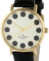 Kate Spade New York Women's 1YRU0107 Black Dot Metro Watch