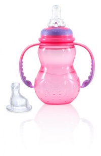 Nuby 3 Stage Bottle, 7 Ounce, Colors May Vary