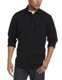 Quiksilver Men's EL Stripo Long Sleeve Assorted Stripe Shirt