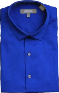 Kenneth Cole Reaction Slim Fit Micro Woven Dress Shirt